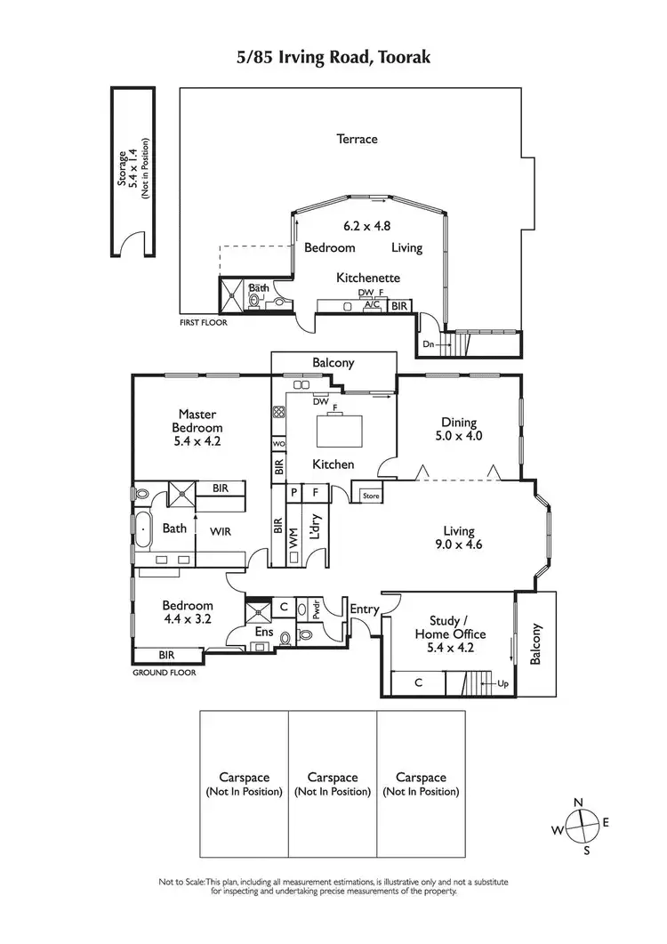 Floorplan of Homely apartment listing, 5/85 Irving Road, Toorak VIC 3142