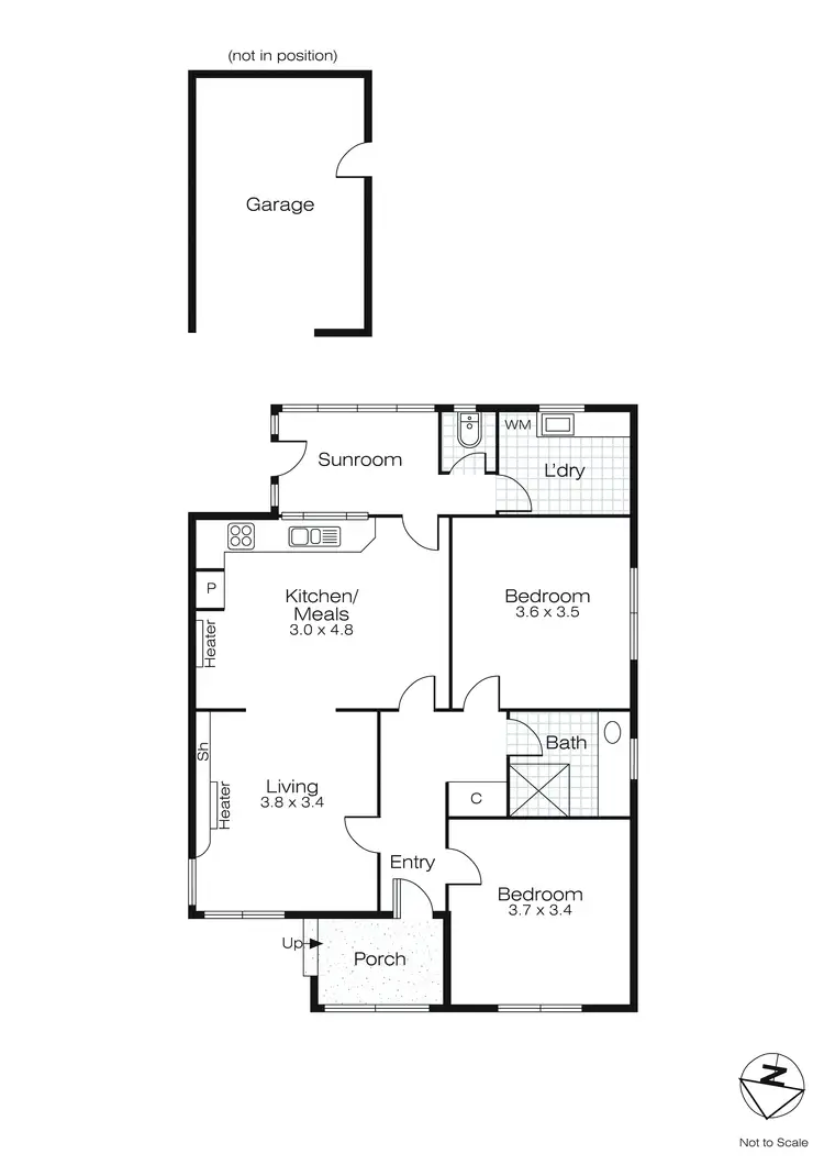 Floorplan of Homely house listing, 10 Water Street, Brown Hill VIC 3350