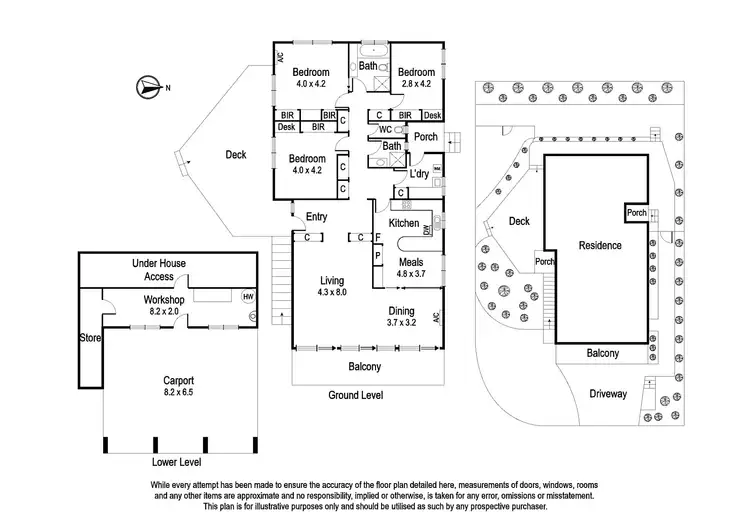 Floorplan of Homely house listing, 28 The Eyrie, Eaglemont VIC 3084