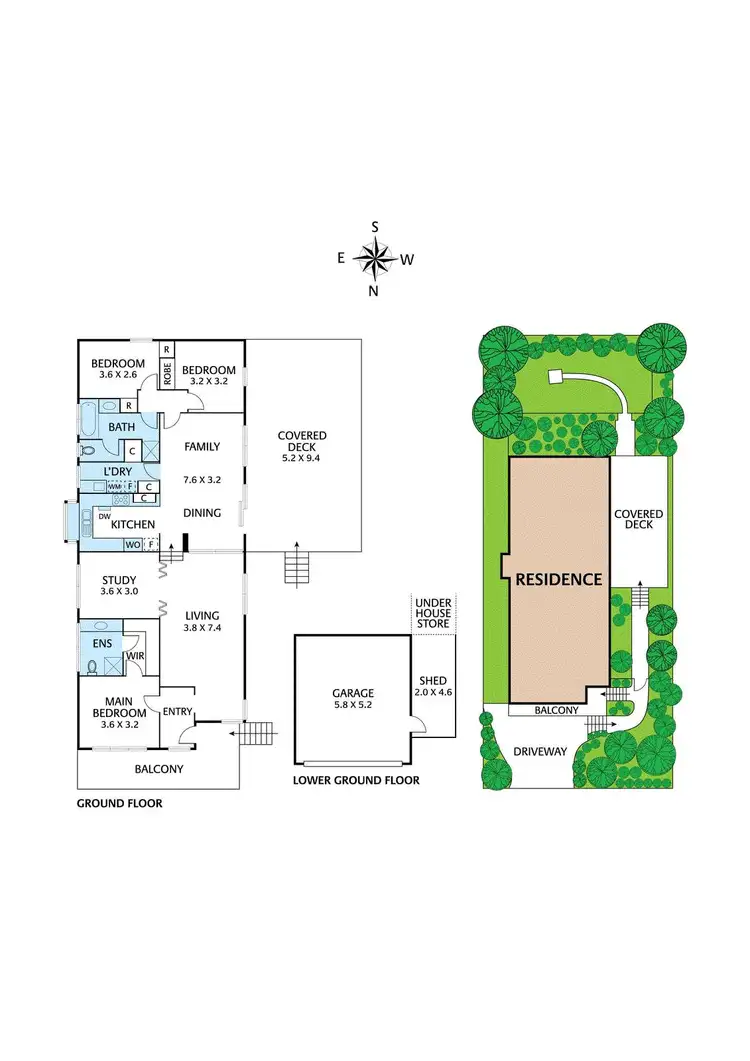 Floorplan of Homely house listing, 290 Elder Street, Greensborough VIC 3088