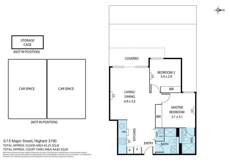 Floorplan of Homely apartment listing, 5/15 Major Street, Highett VIC 3190