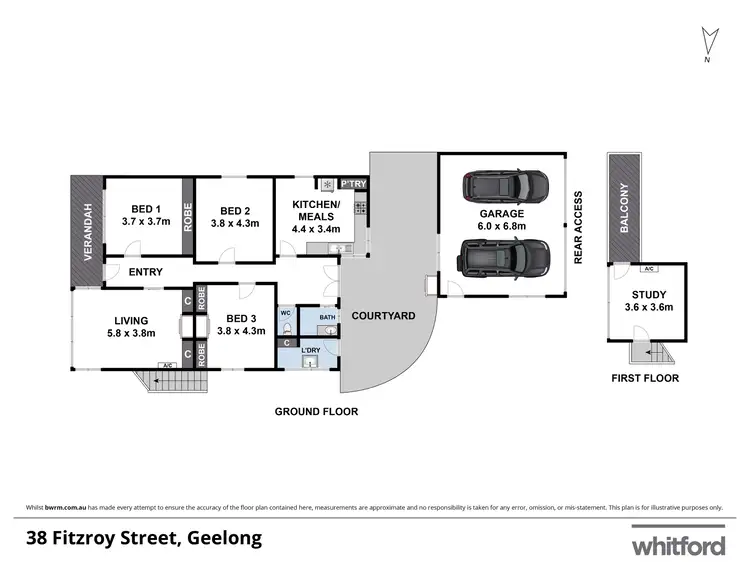 Floorplan of Homely house listing, 38 Fitzroy Street, Geelong VIC 3220