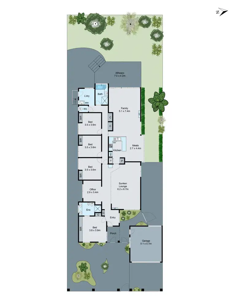 Floorplan of Homely house listing, 5 Maude Street, Murrumbeena VIC 3163