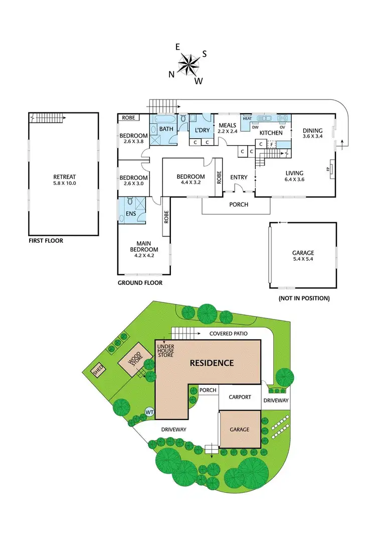 Floorplan of Homely house listing, 255 Yallambie Road, Yallambie VIC 3085