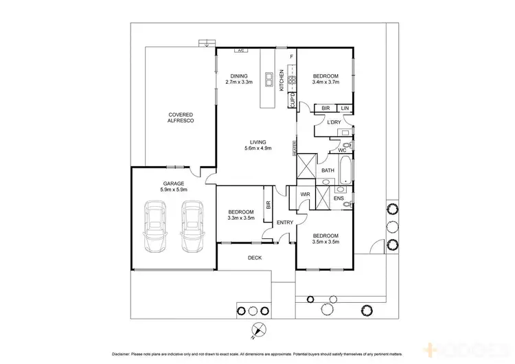 Floorplan of Homely house listing, 4/220 South Valley Road, Highton VIC 3216