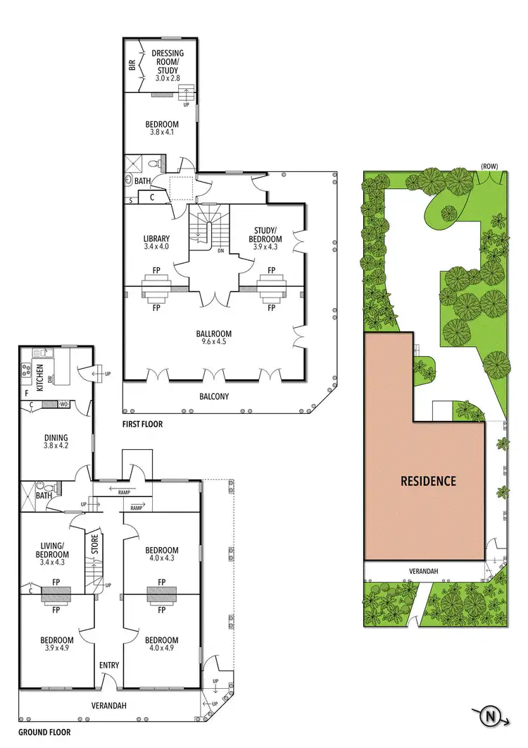 Floorplan of Homely house listing, 519 Dryburgh Street, North Melbourne VIC 3051