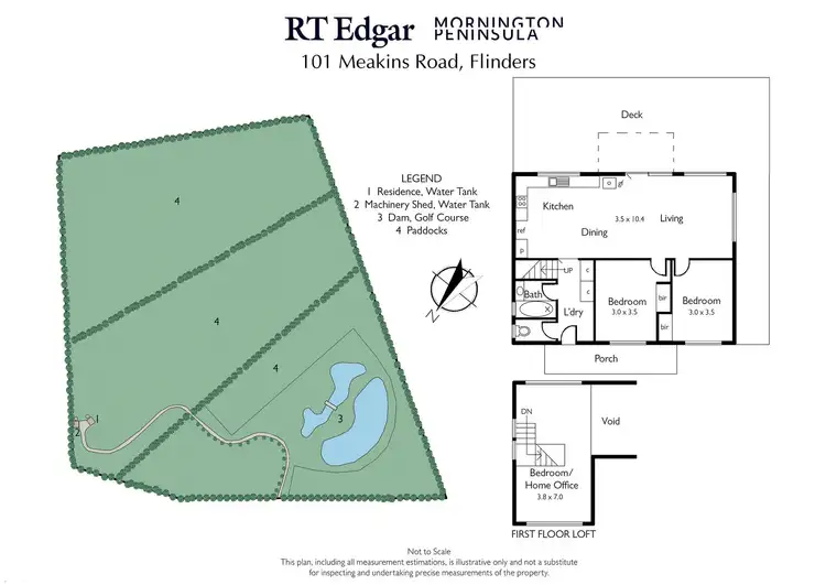 Floorplan of Homely rural property listing, 101 Meakins Road, Flinders VIC 3929