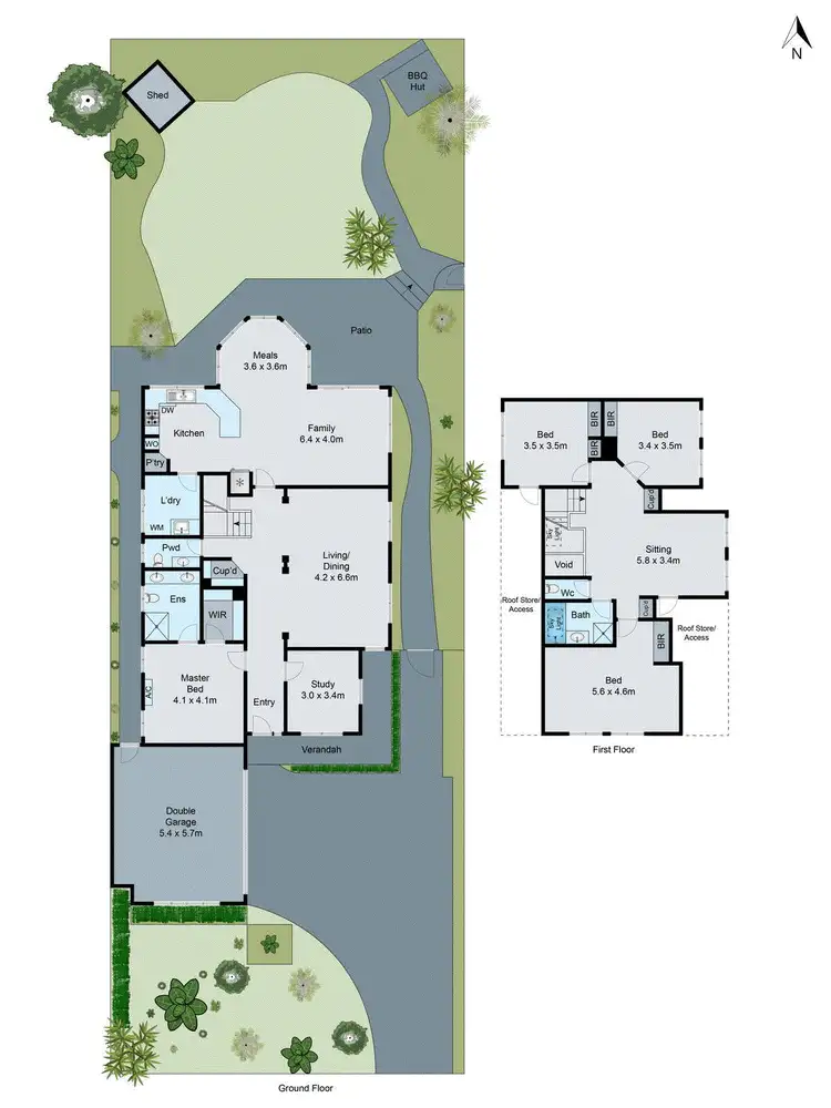 Floorplan of Homely house listing, 21 Thompson Street, Clayton VIC 3168