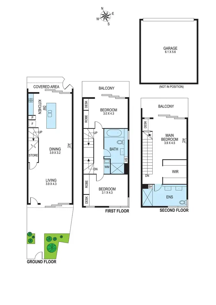 Floorplan of Homely unit listing, 5/1 Adelaide Street, Mckinnon VIC 3204