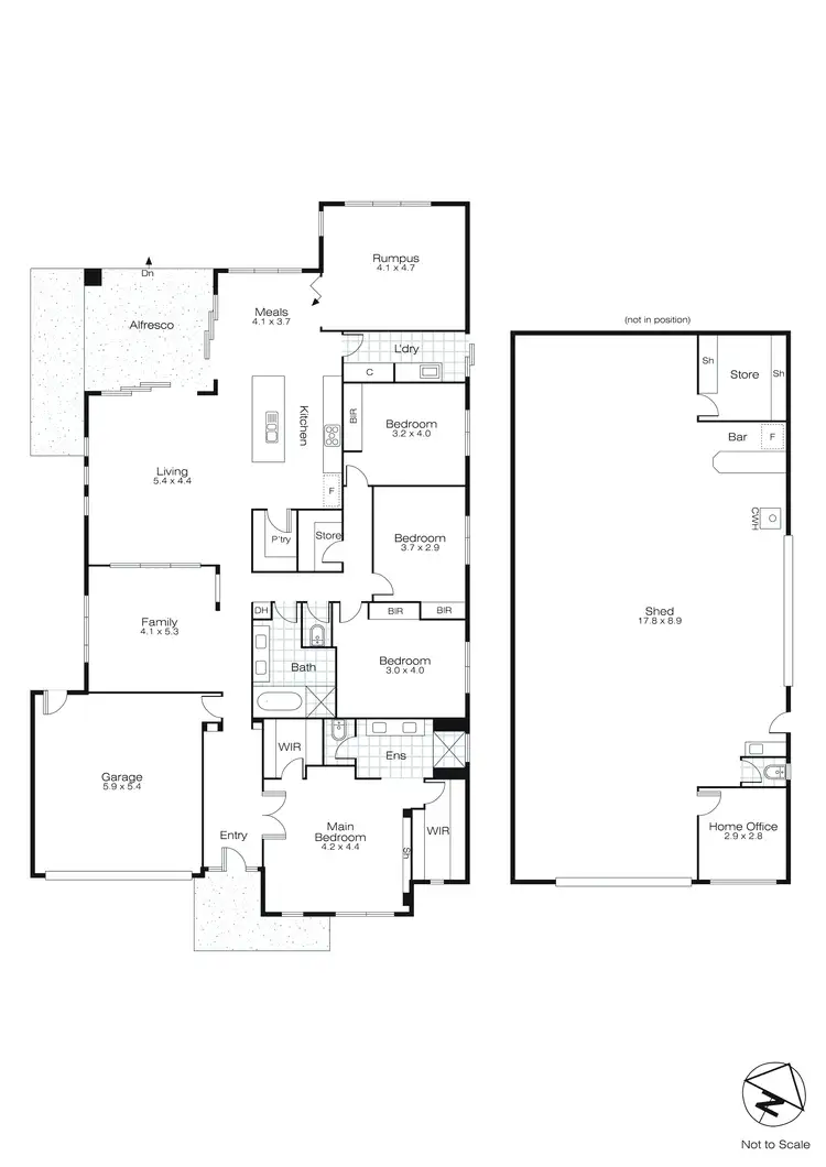Floorplan of Homely house listing, 9 Maxwell Street, Cardigan Village VIC 3352