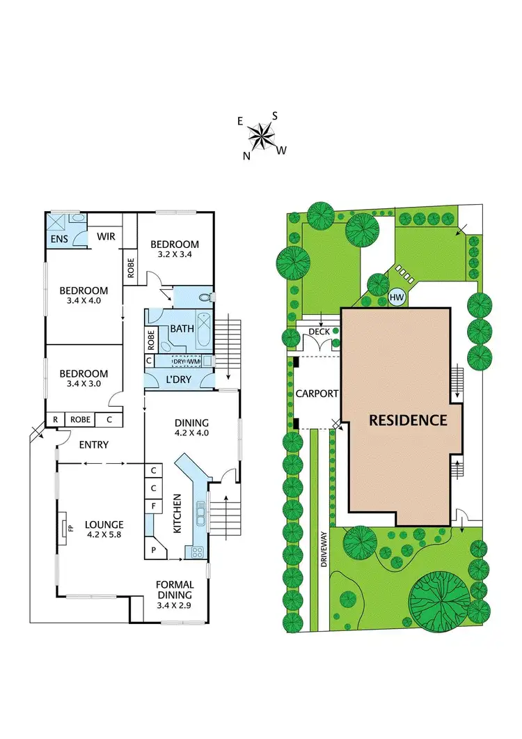 Floorplan of Homely house listing, 3 Kerry Close, Viewbank VIC 3084