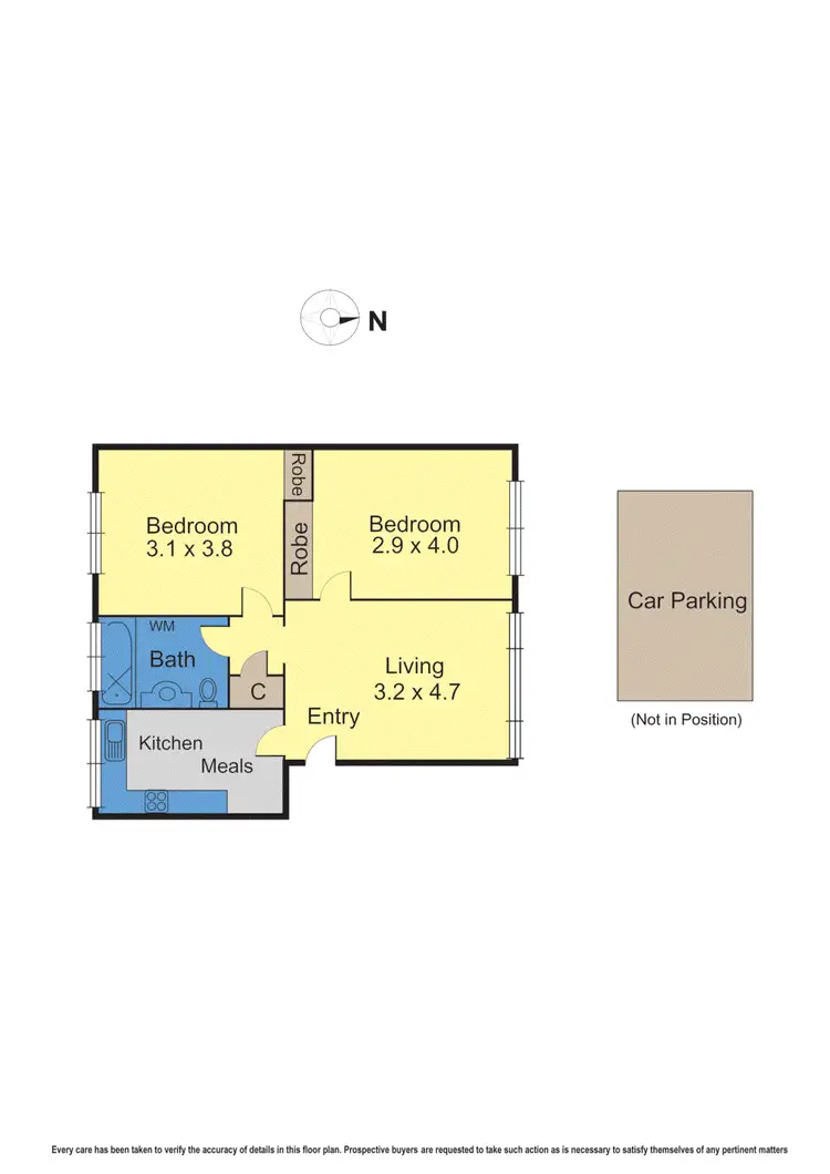 Floorplan of Homely apartment listing, 10/38 Creswick Street, Hawthorn VIC 3122