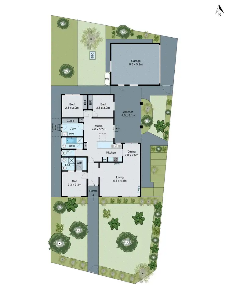 Floorplan of Homely house listing, 3 Tammany Drive, Clarinda VIC 3169