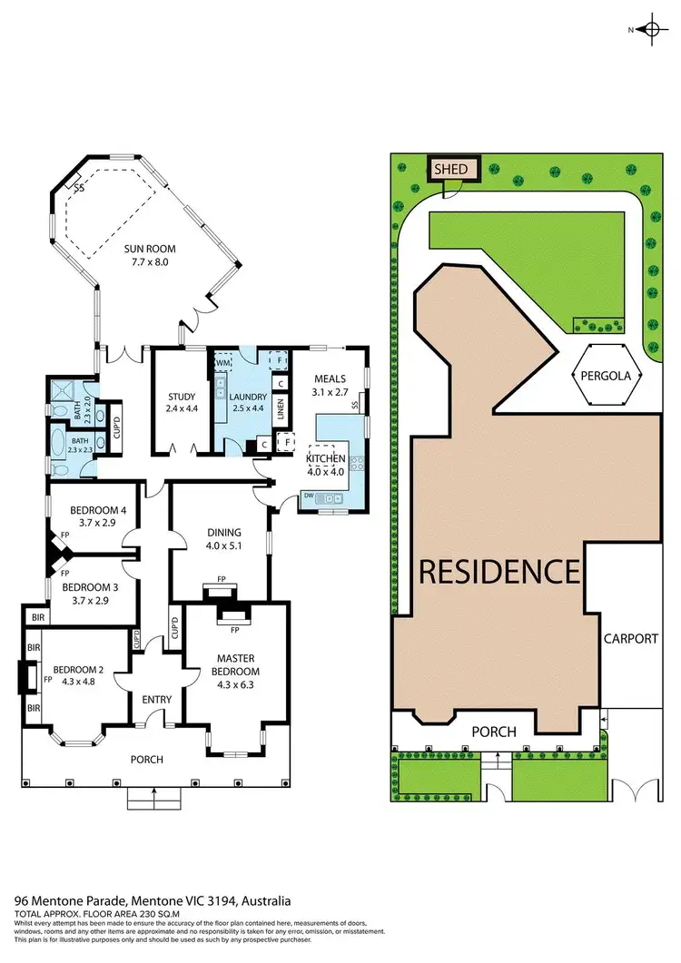 Floorplan of Homely house listing, 96 Mentone Parade, Mentone VIC 3194