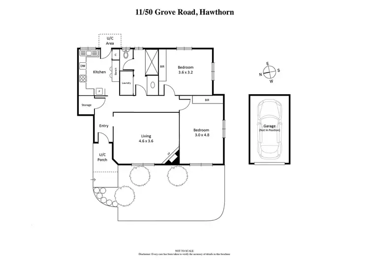 Floorplan of Homely unit listing, 11/50 Grove Road, Hawthorn VIC 3122