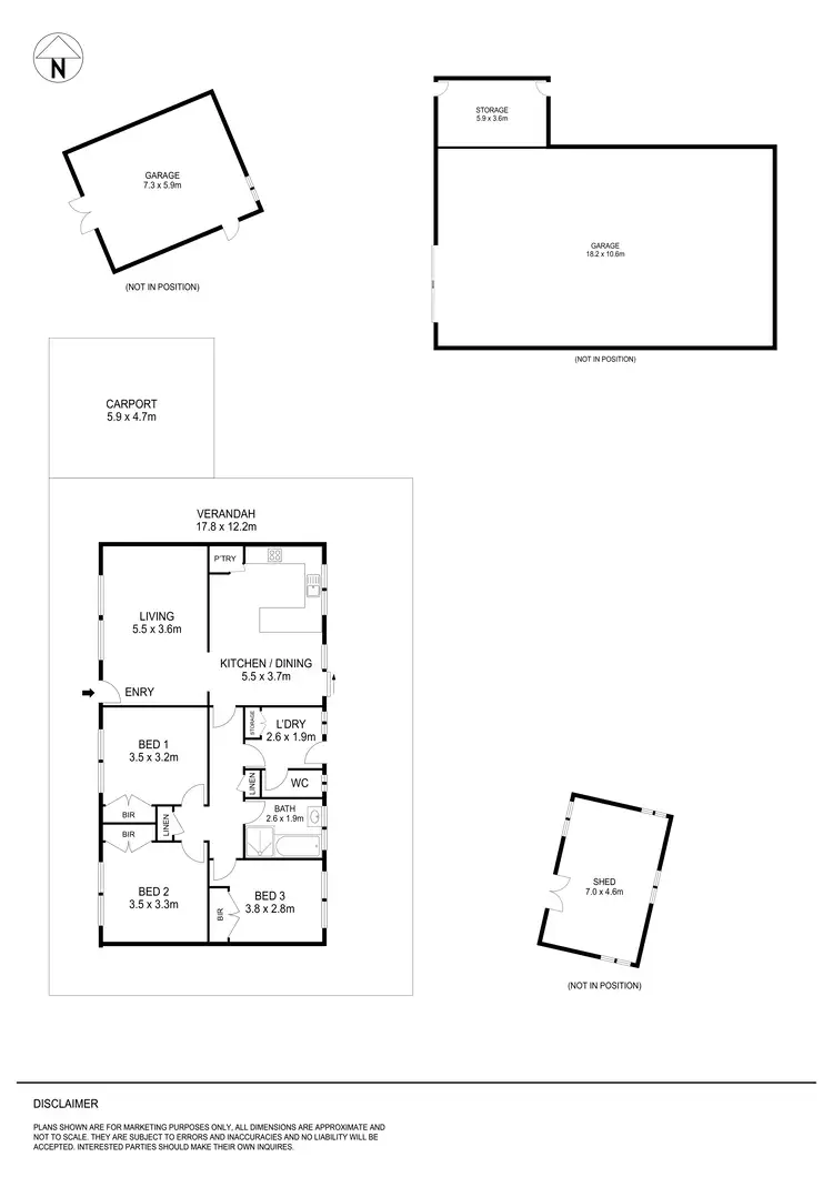 Floorplan of Homely house listing, 26 Berna Court, Ross Creek VIC 3351