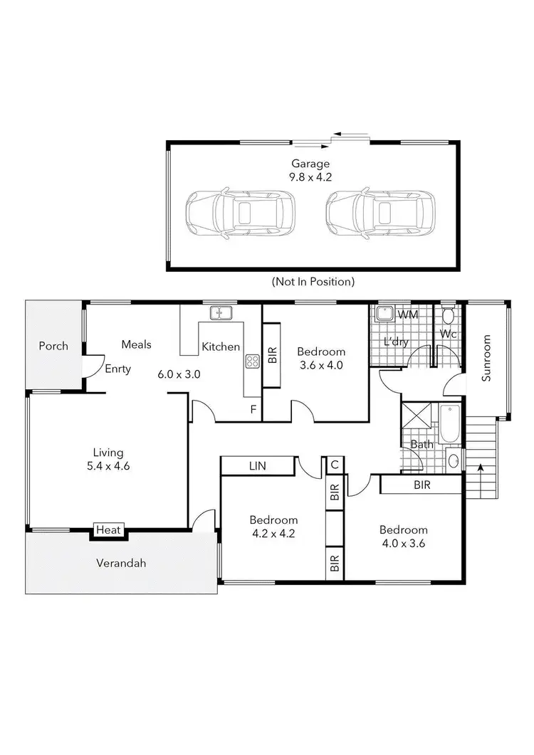 Floorplan of Homely house listing, 120 Howitt Street, Ballarat North VIC 3350