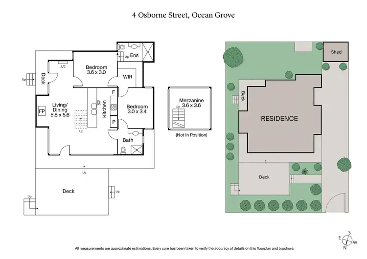 Floorplan of Homely house listing, 4 Osborne Street, Ocean Grove VIC 3226