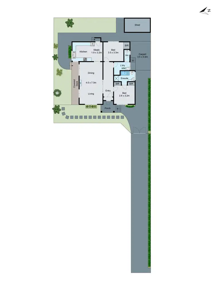 Floorplan of Homely unit listing, 2/4 Whitmuir Road, Bentleigh VIC 3204