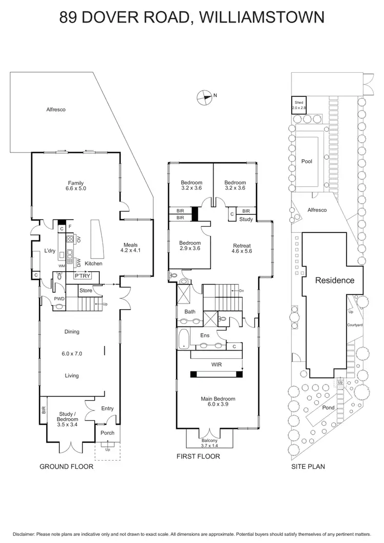 Floorplan of Homely house listing, 89 Dover Road, Williamstown VIC 3016