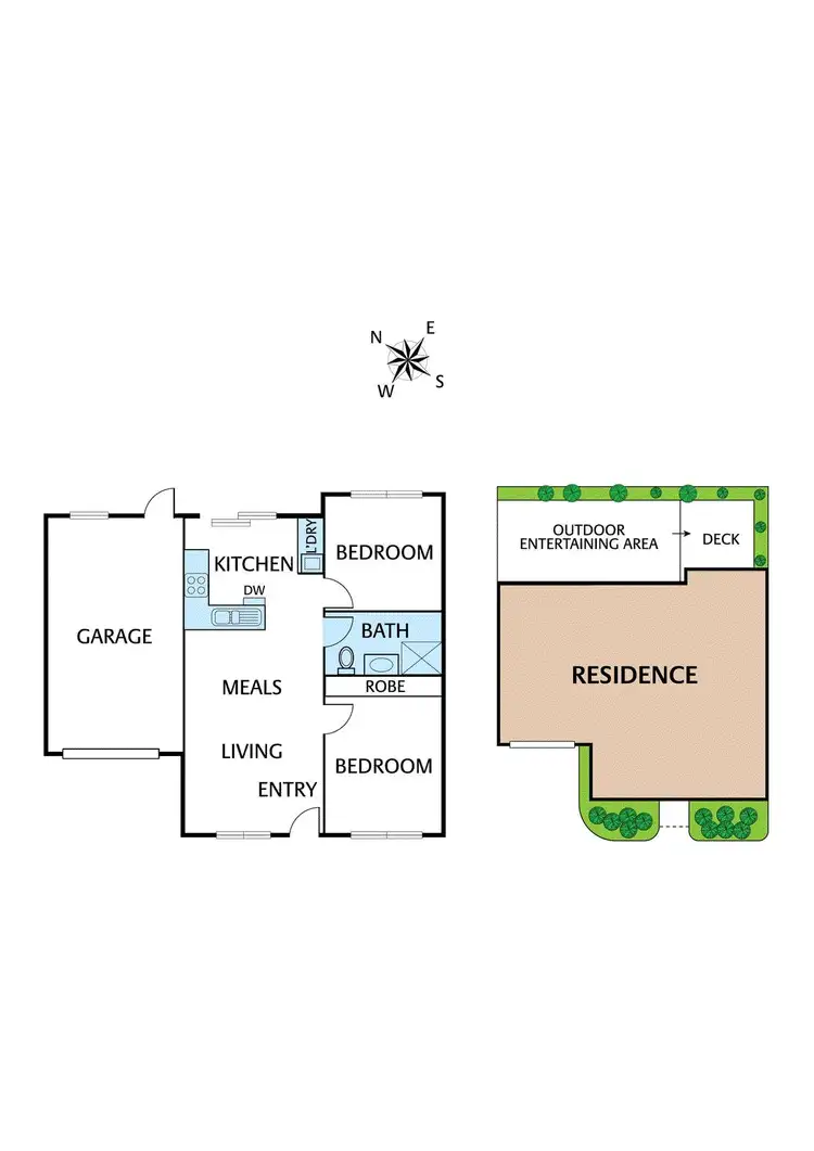 Floorplan of Homely unit listing, 6/98 Main Road, Lower Plenty VIC 3093