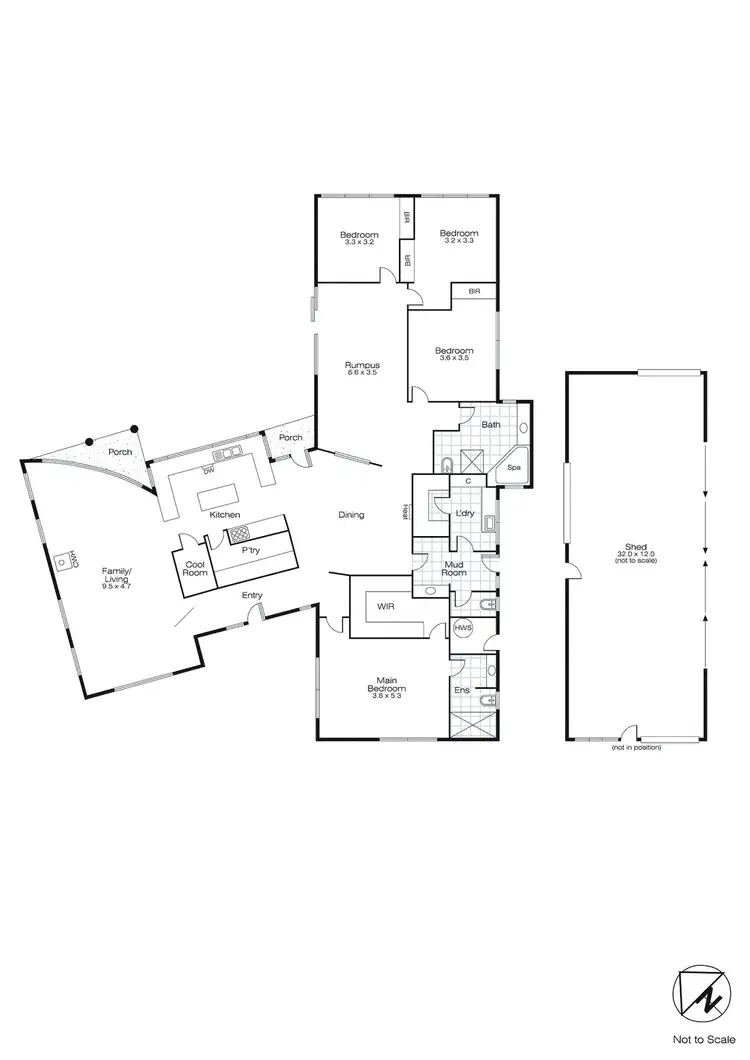 Floorplan of Homely house listing, 51 Muscatel Street, Invermay VIC 3352