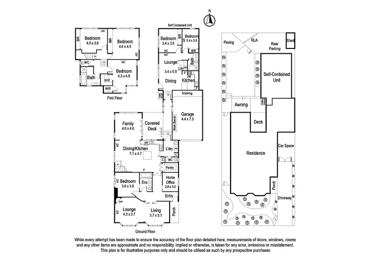 Floorplan of Homely house listing, 36 Abbotsford Grove, Ivanhoe VIC 3079