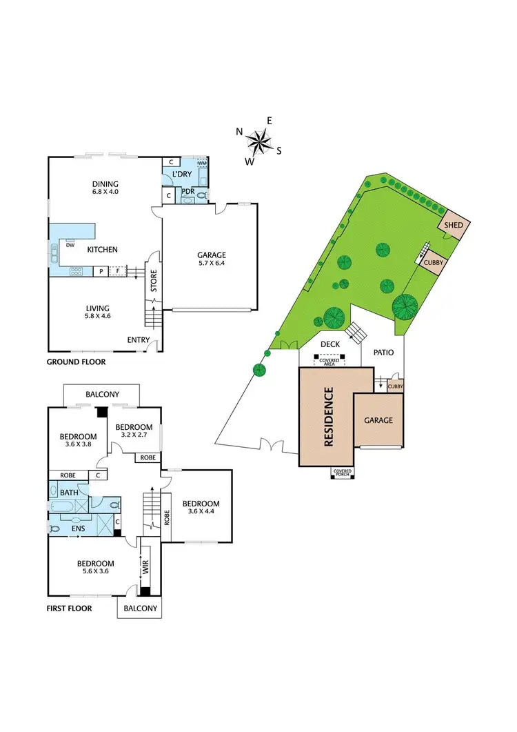 Floorplan of Homely house listing, 1/311 Ryans Road, Eltham North VIC 3095