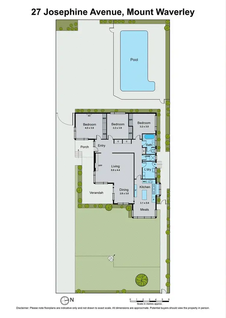 Floorplan of Homely house listing, 27 Josephine Avenue, Mount Waverley VIC 3149