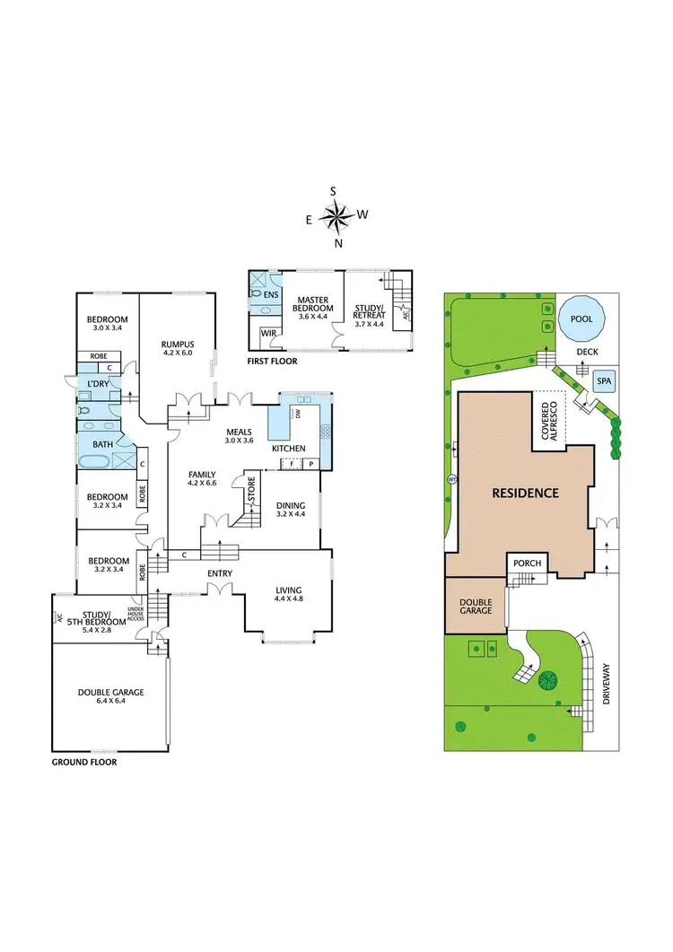 Floorplan of Homely house listing, 54 Dandallo Drive, Eltham VIC 3095