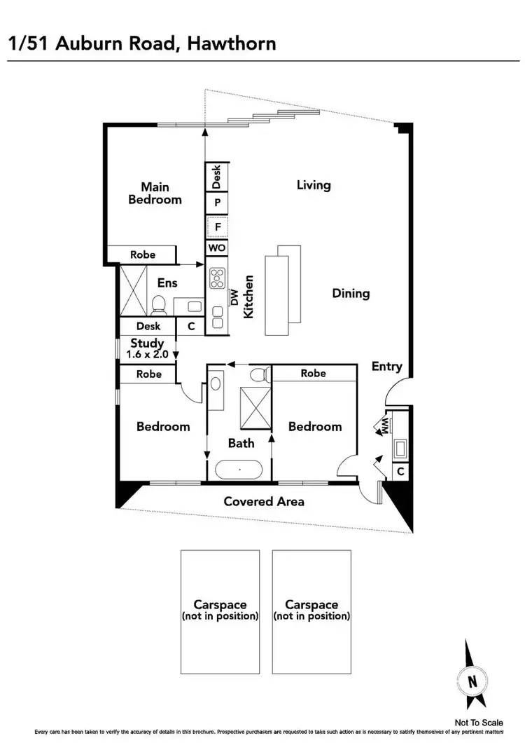 Floorplan of Homely apartment listing, 1/51 Auburn Road, Hawthorn VIC 3122