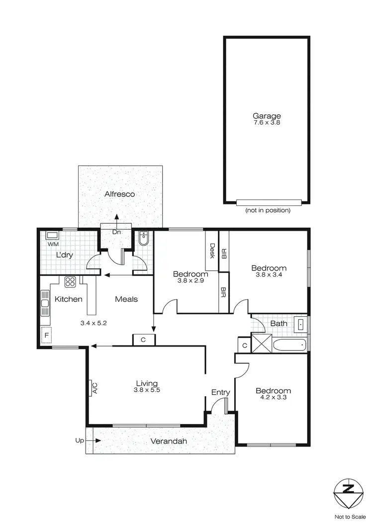 Floorplan of Homely house listing, 8 Picton Street, Sebastopol VIC 3356