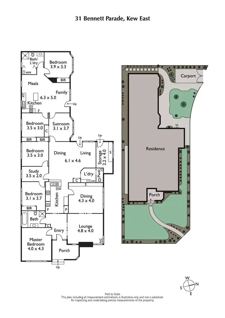 Floorplan of Homely house listing, 31 Bennett Parade, Kew East VIC 3102