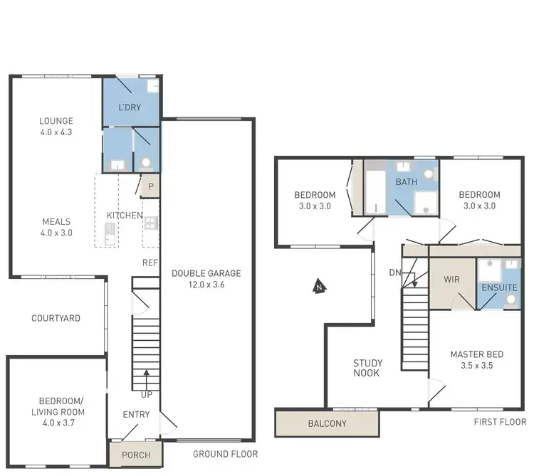 Floorplan of Homely house listing, 25 Almond Close, Werribee VIC 3030
