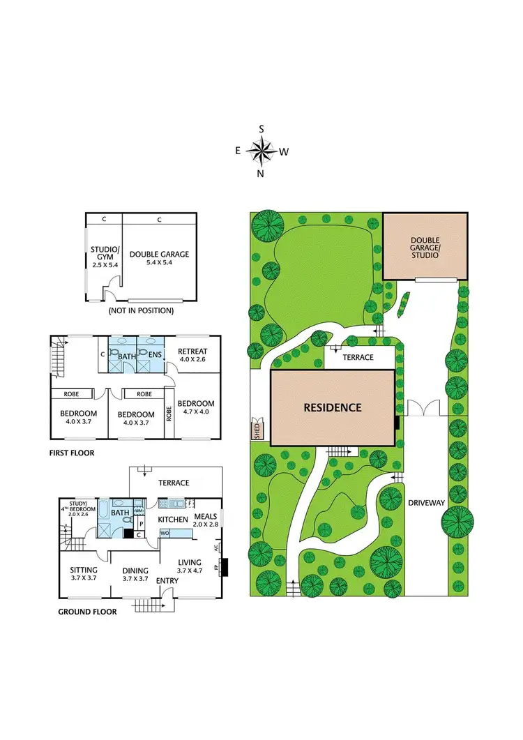 Floorplan of Homely house listing, 186 Main Road, Lower Plenty VIC 3093