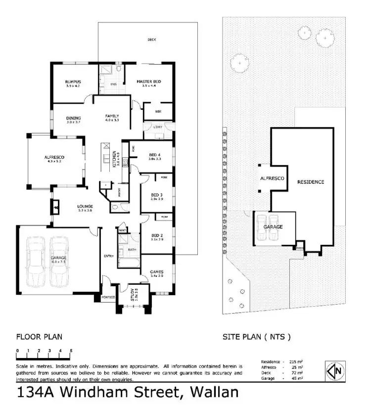 Floorplan of Homely house listing, 134A Windham Street, Wallan VIC 3756