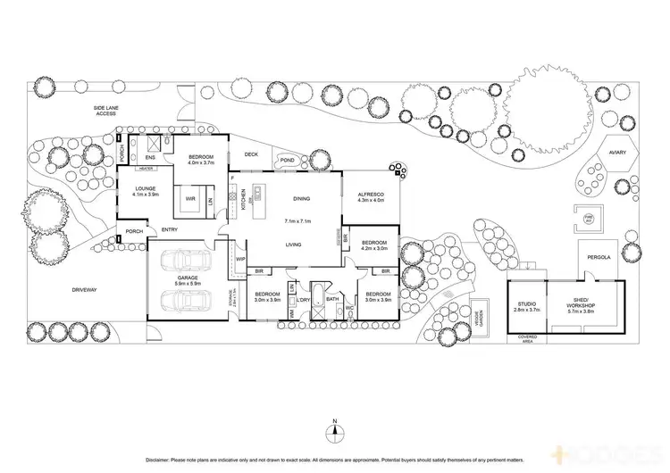 Floorplan of Homely house listing, 3 The Broadway, Moriac VIC 3240