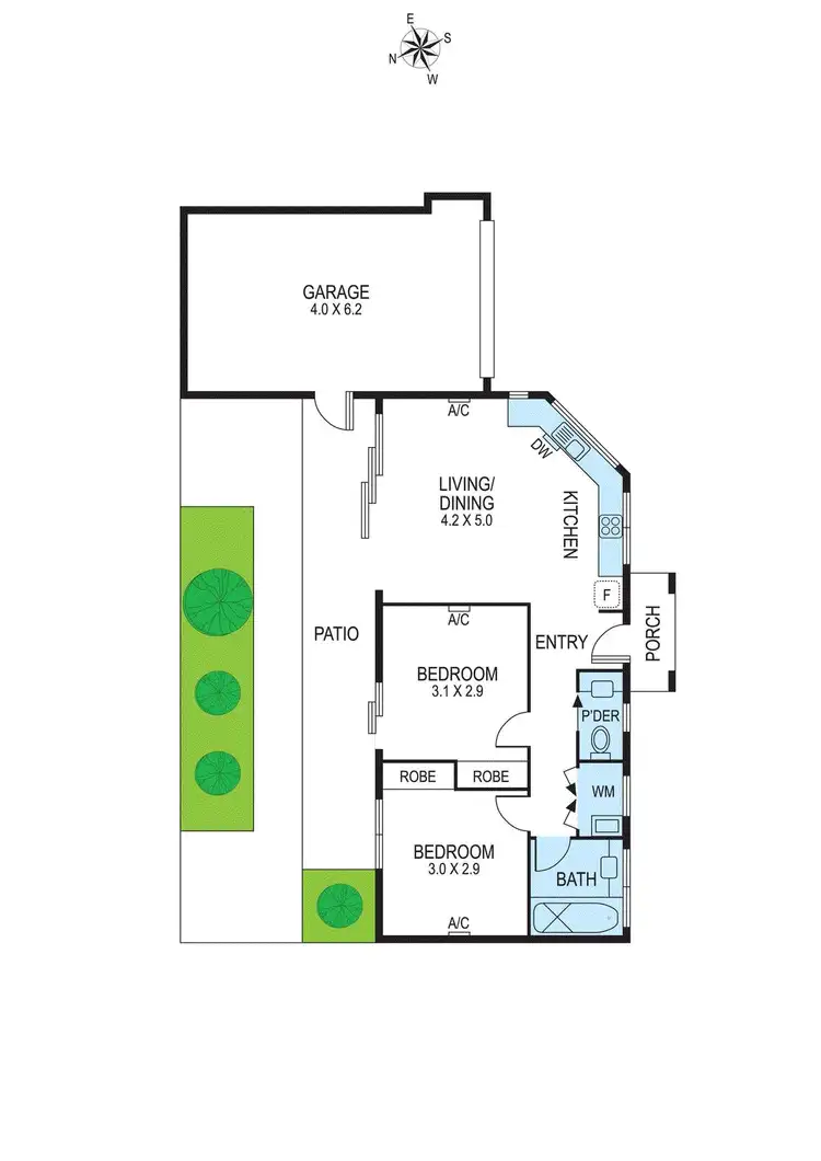 Floorplan of Homely unit listing, 3/34 Ames Avenue, Carnegie VIC 3163