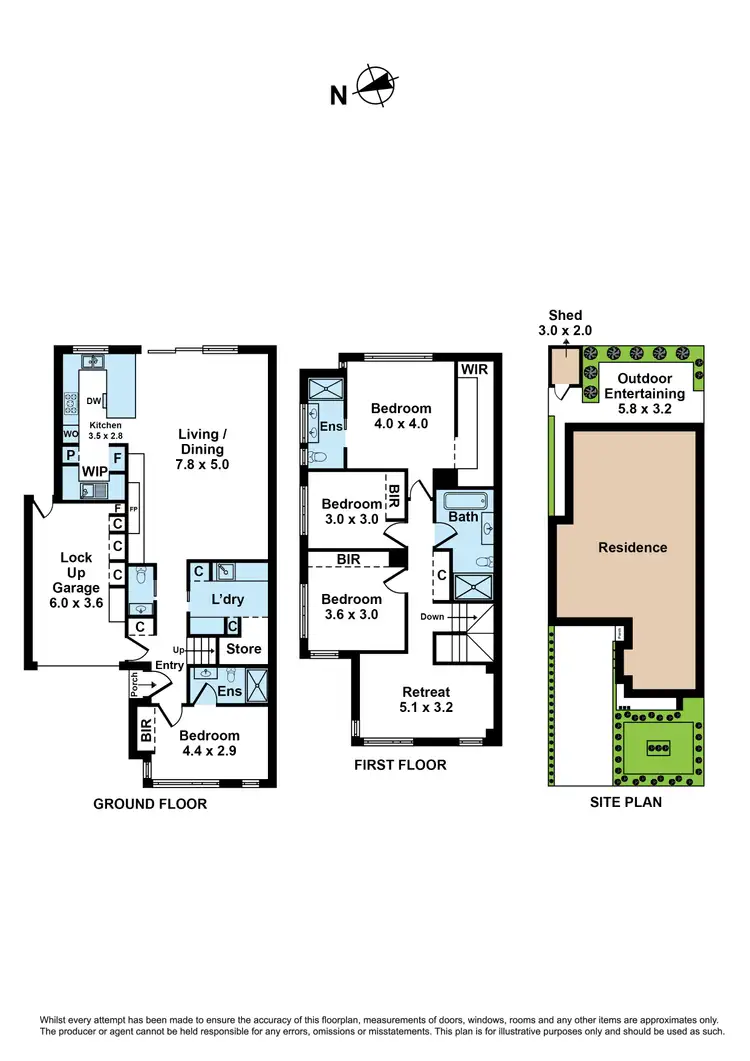 Floorplan of Homely house listing, 22b Grieve Parade, Altona VIC 3018
