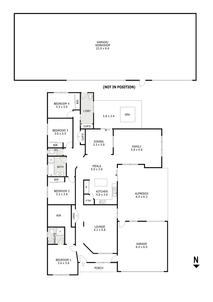 Floorplan of Homely house listing, 55 King Street, Wallan VIC 3756