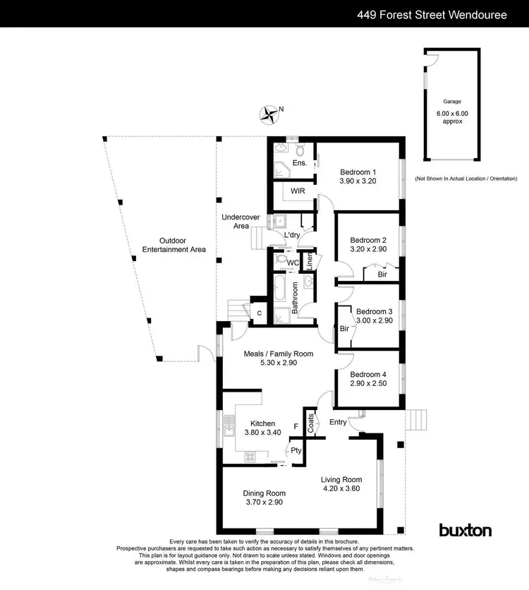 Floorplan of Homely house listing, 449 Forest Street, Wendouree VIC 3355