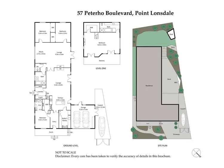 Floorplan of Homely house listing, 57 Peterho Boulevard, Point Lonsdale VIC 3225