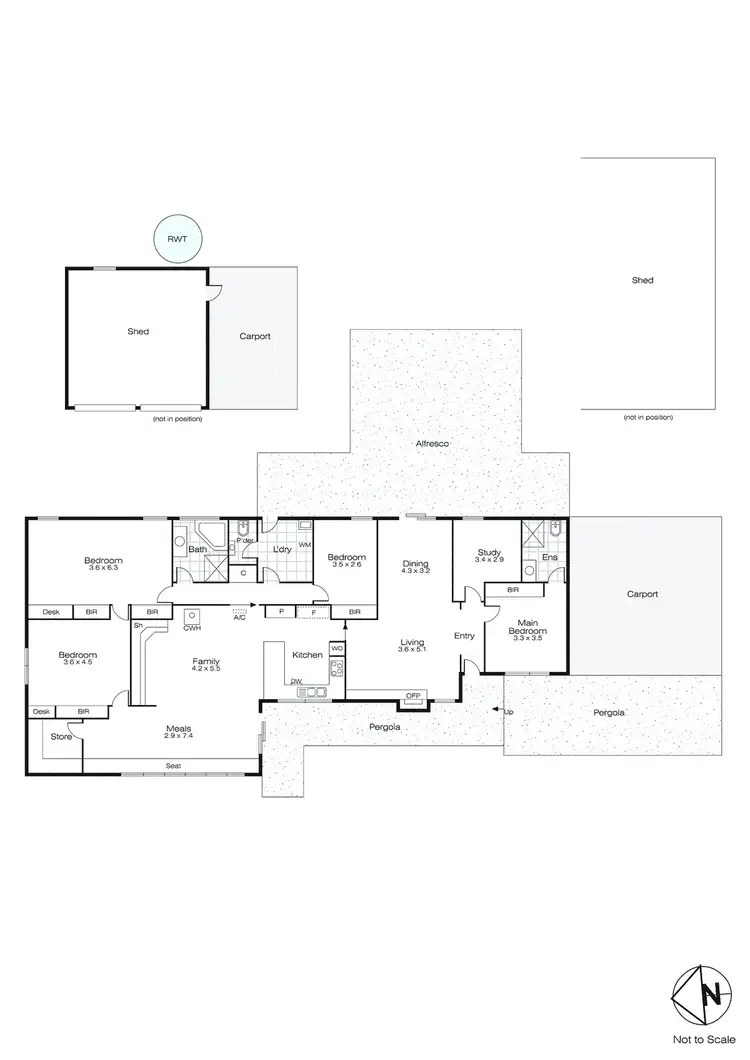 Floorplan of Homely house listing, 55 Post Office Road, Smythes Creek VIC 3351