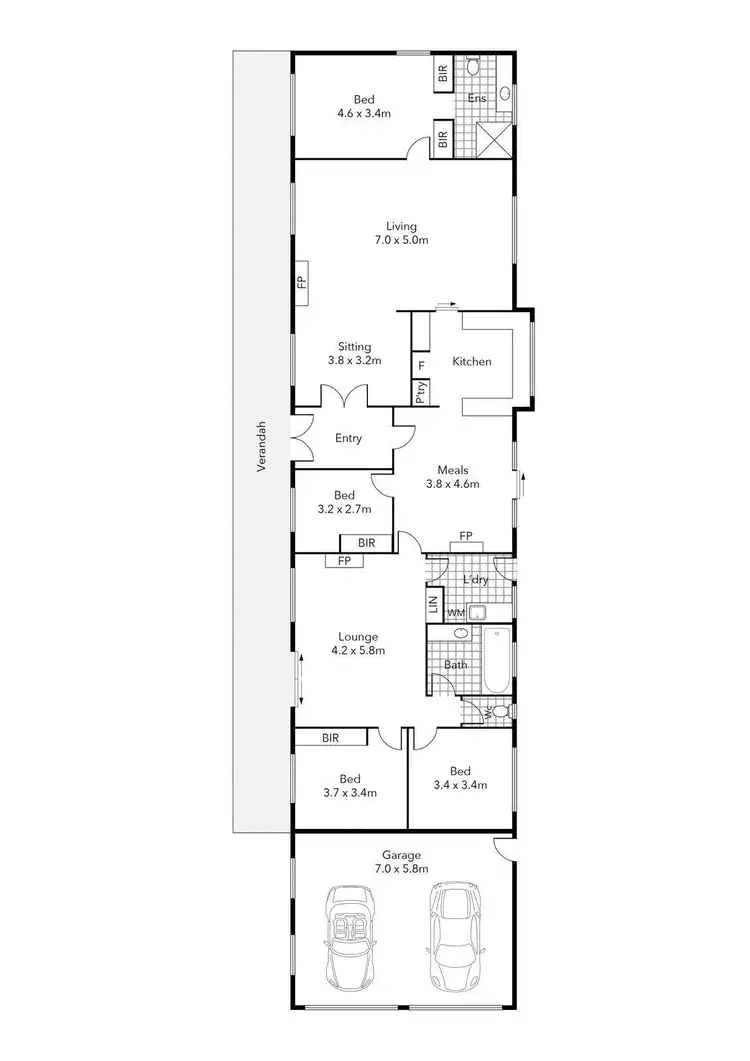 Floorplan of Homely land listing, 113 Chapmans Road, Gordon VIC 3345