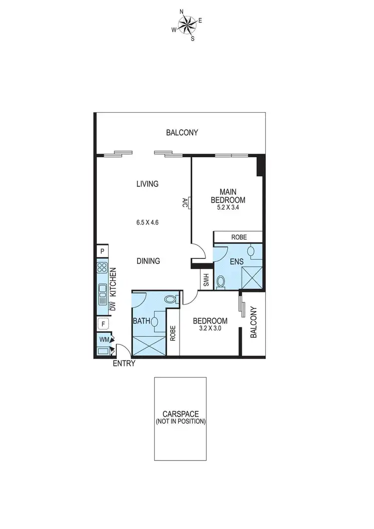 Floorplan of Homely apartment listing, 111/35 Childers Street, Mentone VIC 3194