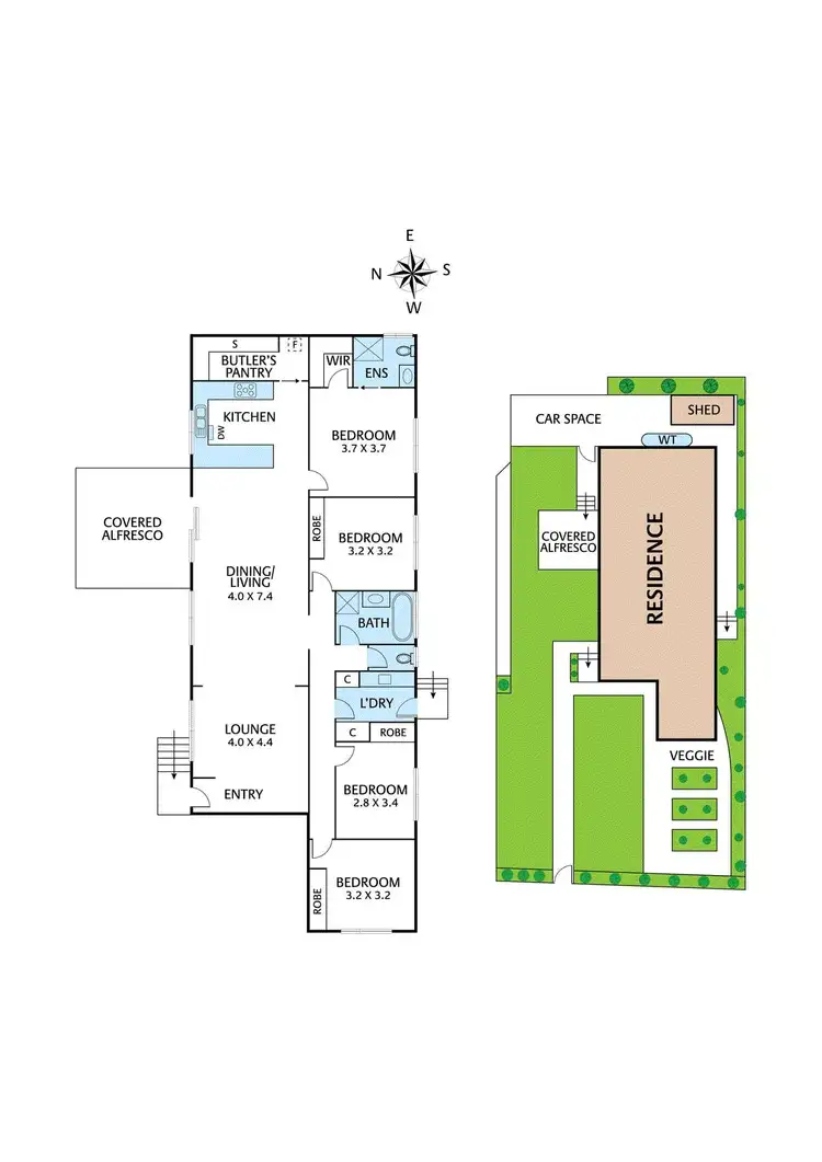 Floorplan of Homely house listing, 1/234 Bolton Street, Eltham VIC 3095