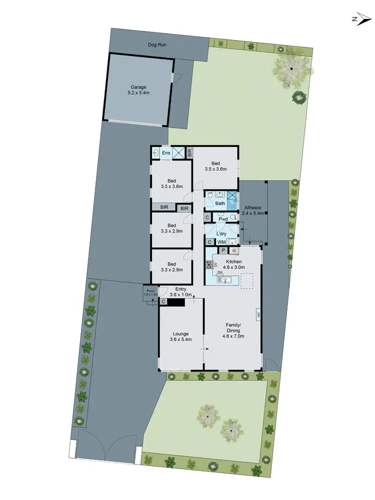 Floorplan of Homely house listing, 1 Caringal Court, Clayton South VIC 3169