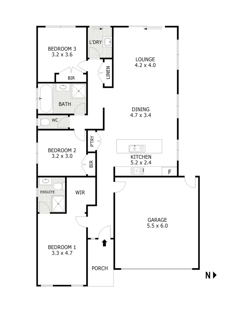 Floorplan of Homely house listing, 12 Milkmaid Street, Wallan VIC 3756