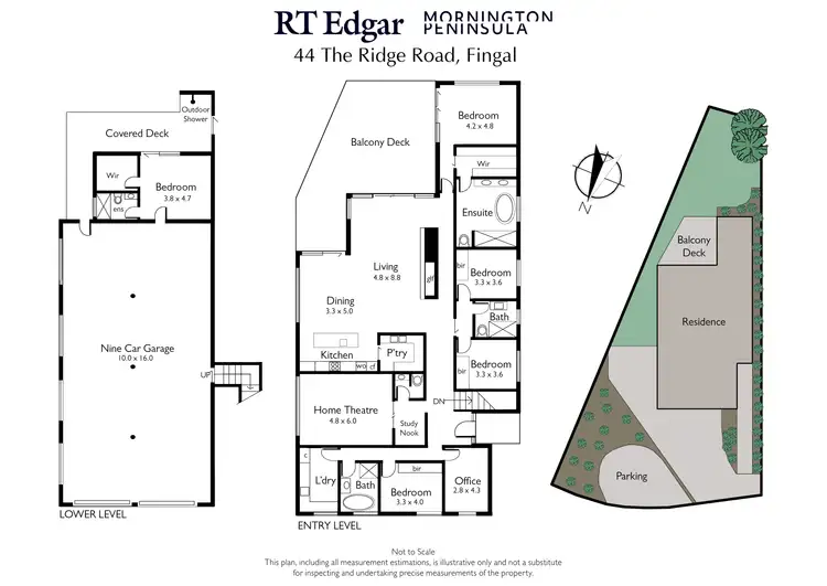 Floorplan of Homely house listing, 44 The Ridge Road, Fingal VIC 3939