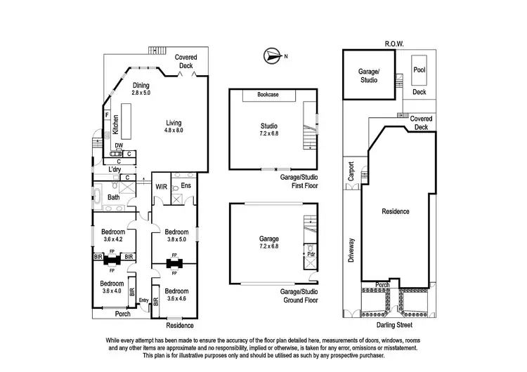 Floorplan of Homely house listing, 45 Darling Street, Moonee Ponds VIC 3039